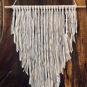 🍃SOLD🍃 Pink bohemian macrame